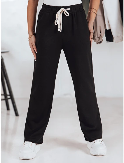 Dámské tepláky butter wide leg LOOSIS black FashionStreet UY2401 Dámské tepláky butter wide leg LOOSIS black FashionStreet UY2401