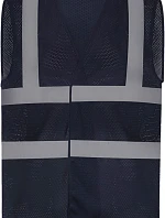 Yoko HVW 120 Hi-Vis síťovaná bezpečnostní vesta 79.W120 navy