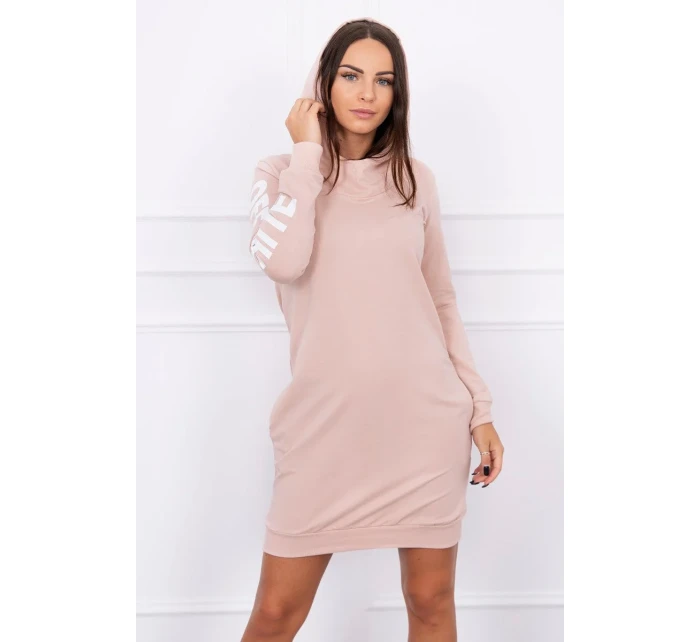 Off White pudrově béžové šaty Off White pudrově béžové šaty