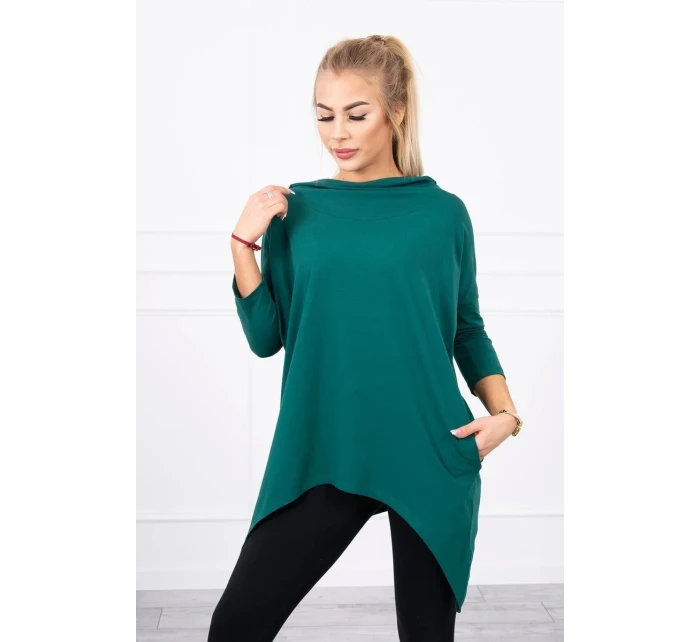 Mikina s potiskem model 21755704 zelená - K-Fashion