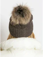 Dámská čepice AT CZ 173501 tmavě hnědá