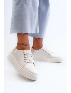 Dámské tenisky s paměťovou pěnou BIG STAR - bílé