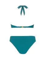 Dámské dvoudílné plavky Mystic 1 S115MS1 tm. zelené - Self Dámské dvoudílné plavky Mystic 1 S115MS1 tm. zelené - Self