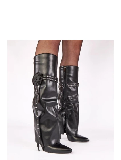 Kozačky na podpatku  model 221670 Solea