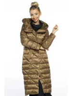 prošívaný kabát s kapucí model 21247349 - Ann Gissy