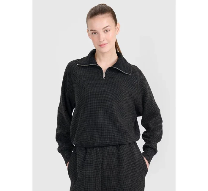 Dámská mikina oversize bez kapuce 4F 4FRSS25TSWSF2150-20S