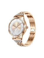 Dámské chytré hodinky VELTORI VT350-1 Náramek růžové zlato Dámské chytré hodinky VELTORI VT350-1 Náramek růžové zlato