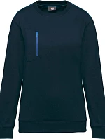 WK WK 403 Pracovní mikina "Day-to-Day" 20.W403 navy/royal blue