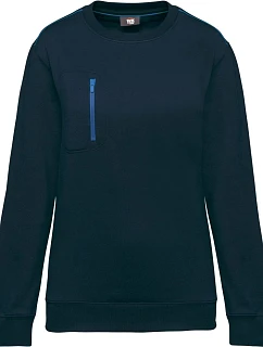 WK WK 403 Pracovní mikina "Day-to-Day" 20.W403 navy/royal blue