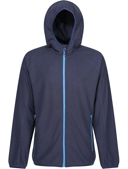 Regatta TRF 690 Fleecová bunda structure s kapucí "Navigate" 36.F690 navy/french blue