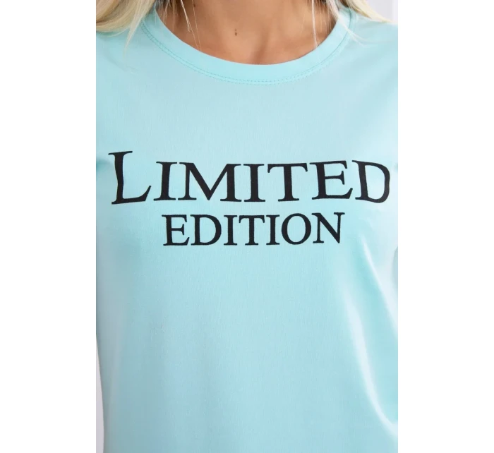 Limitovaná edice halenky mint+black Limitovaná edice halenky mint+black