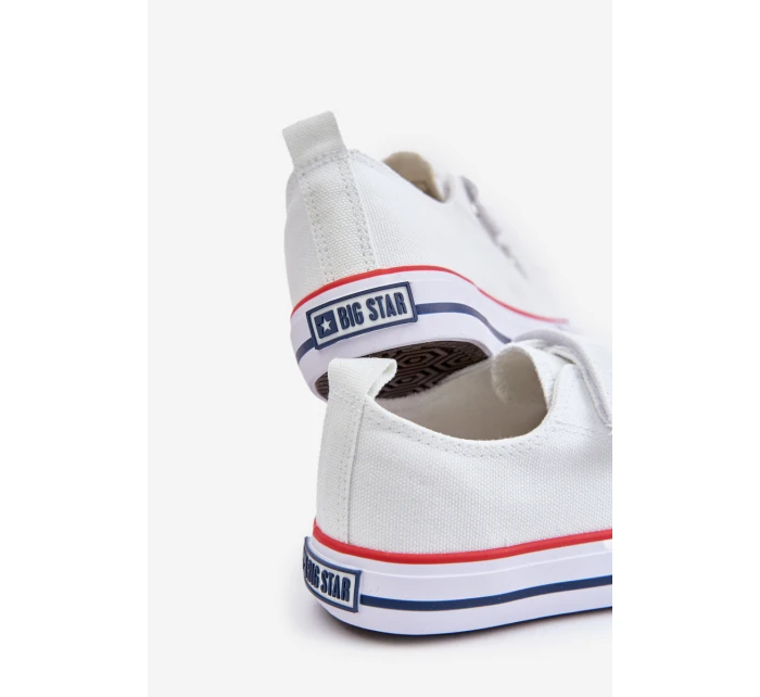 Dětské Tenisky Na Suchý Zipper Big Star model 21676386 Bílé - Big Star Shoes