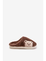 Dámské Plyšové Pantofle S Medvědem Hnědé Fiorinella Dámské Plyšové Pantofle S Medvědem Hnědé Fiorinella