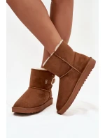 Dámské sněhule s přezkou model 21713336 Camel - Wrangler