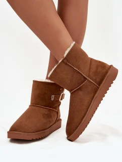 Dámské sněhule s přezkou model 21713336 Camel - Wrangler