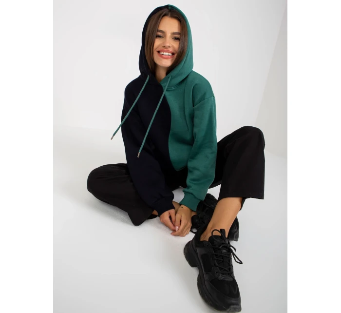 Mikina RV BL 8233.32X černá a zelená