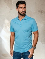 Modrá pánská polokošile FashionStreet PX0552