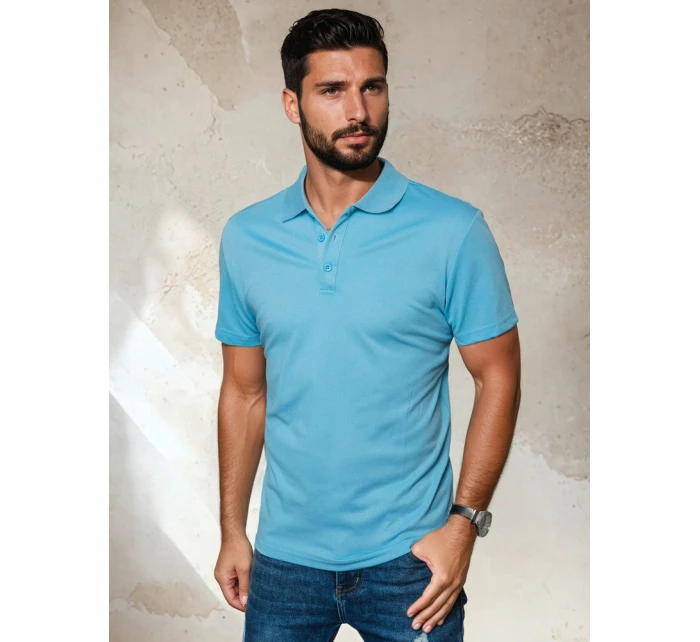 Modrá pánská polokošile FashionStreet PX0552