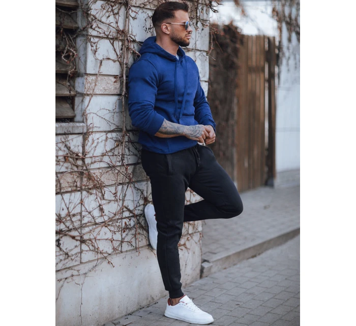 FashionStreet pánská modročerná tepláková souprava AX0742