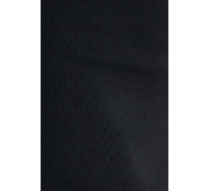 667-1 Přiléhavá pruhovaná midi sukně s vysokým pasem - černá 667-1 Přiléhavá pruhovaná midi sukně s vysokým pasem - černá