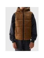 Bunda bez rukávů 4F Jr 4FJWAW24TVJAM134-82S dětské