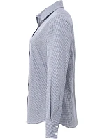 PR 320 Popelínová kostkovaná halenka s dl. rukávem model 22483214 navy/white - Premier PR 320 Popelínová kostkovaná halenka s dl. rukávem model 22483214 navy/white - Premier