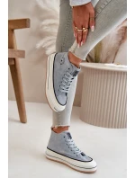 Zateplené Dámské Tenisky Na Platformě Eko Kůže Big Star model 21669567 Modré - Big Star Shoes Zateplené Dámské Tenisky Na Platformě Eko Kůže Big Star model 21669567 Modré - Big Star Shoes