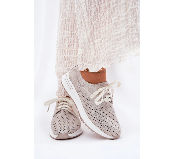 Kožené Lehká Polobotky Dámské Na Platformě model 21691747 - Artiker