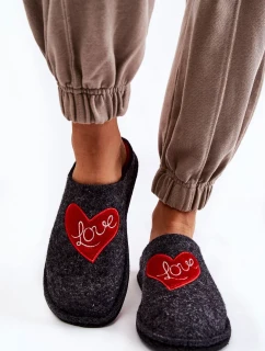 Domácí pantofle Big Star KK276019 Černá a červená