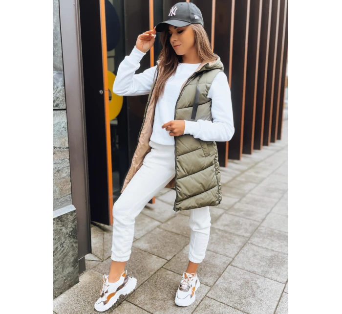 Dámská zelená oboustranná vesta ONADE FashionStreet TY3724