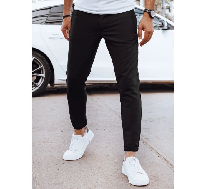 Pánské černé kalhoty FashionStreet jogger UX4263