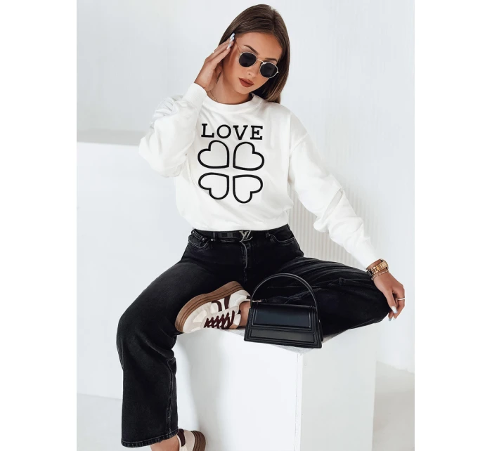 Dámský svetr Love bílý Dstreet model 21981552 - FashionStreet