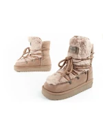 snow boots winter  brown high dámské model 21395346 - D.Franklin