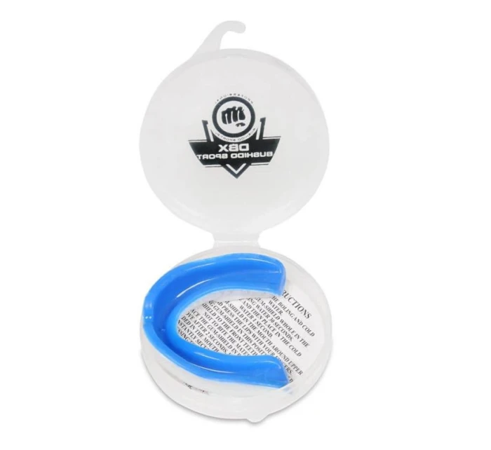 Gelový chránič zubů + krabička - bílá a modrá | GelTech