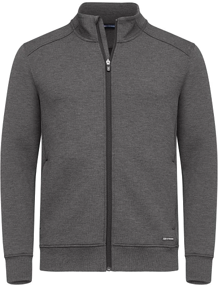 Cutter & Buck Pemberton Cardigan Full Zip Men Pánský cardigan 68.8426 anthracite melange Cutter & Buck Pemberton Cardigan Full Zip Men Pánský cardigan 68.8426 anthracite melange