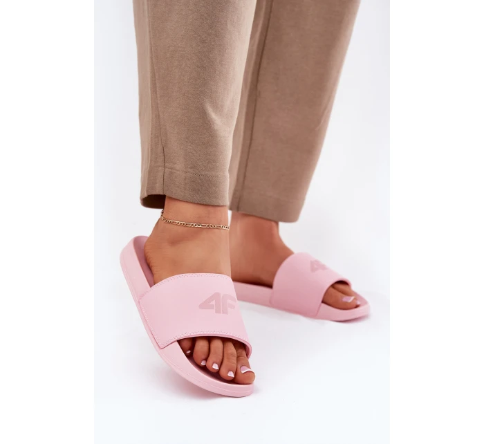 Dámské Pantofle model 21695522 Růžové - 4F Dámské Pantofle model 21695522 Růžové - 4F