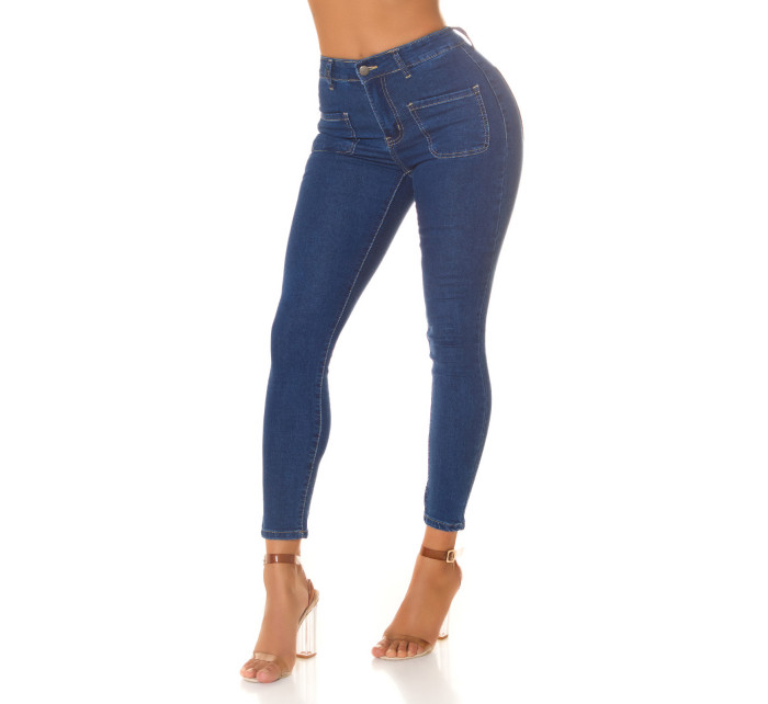 Sexy Highwaist Skinny Jeans with pocket detail