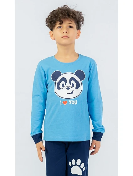 Dětské pyžamo dlouhé I love model 22408660 - Vienetta Kids
