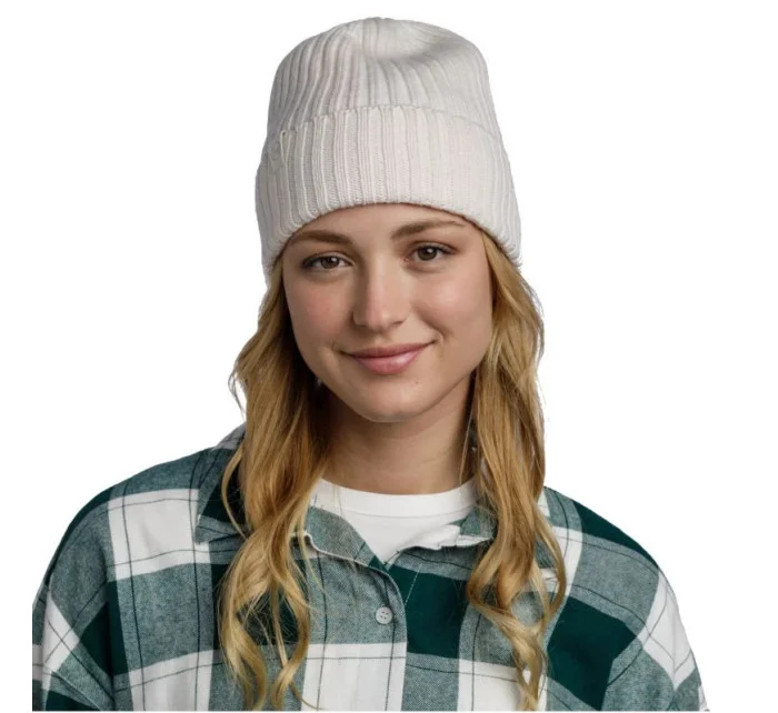 Pletená čepice  Beanie model 21394462 - Buff