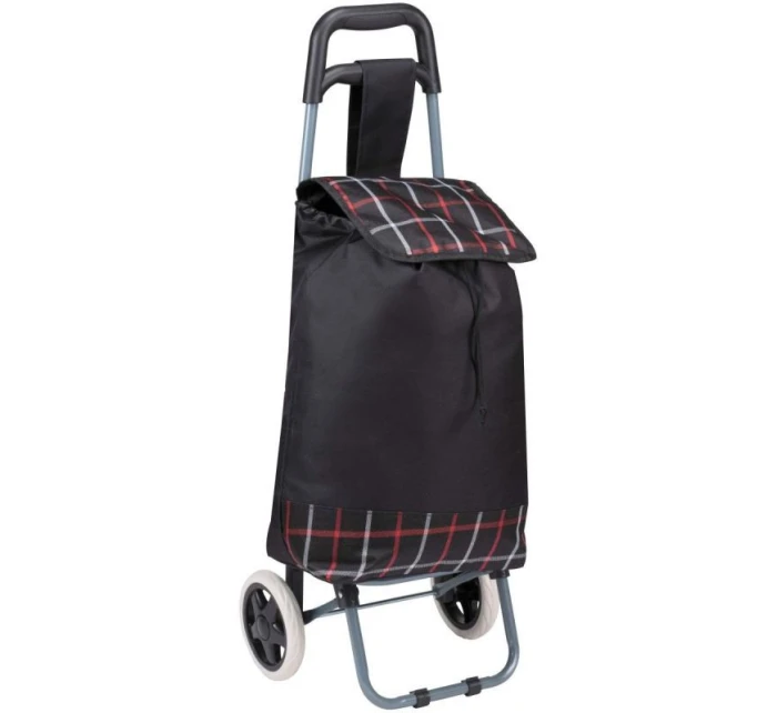 NÁKUPNÍ VOZÍK NA KOLEČKÁCH S RÁMEM 31L ČERNÝ