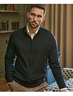 TJ Pánský pletený svetr se zipem 18. navy model 22465109 - Tee Jays TJ Pánský pletený svetr se zipem 18. navy model 22465109 - Tee Jays