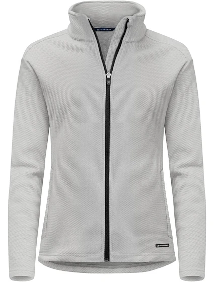 Cutter & Buck Hunts Fleece Jacket Women Dámská fleecová bunda "Hunts Point" 68.8433 silver