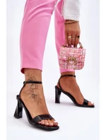 sandály na podpatku Černe model 21609852 - S.Barski