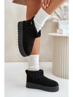 Nízké Sněhové Boty Na Platformě Big Star model 21675281 Černé - Big Star Shoes
