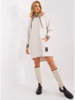 Tunika RV TU model 19069193 jasny beżowy - FPrice Tunika RV TU model 19069193 jasny beżowy - FPrice