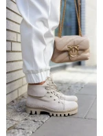 Semišové boty Trapper Tiered Světle šedá Dalles Semišové boty Trapper Tiered Světle šedá Dalles