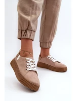 Dámské tenisky MEMORY FOAM SYSTEM BIG STAR Tmavě béžové Dámské tenisky MEMORY FOAM SYSTEM BIG STAR Tmavě béžové