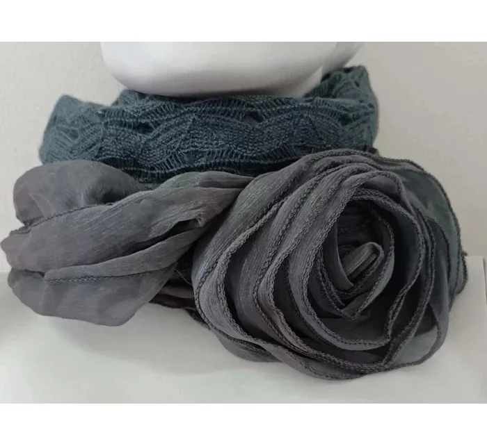 Dámská šála tmavě šedá - FPrice