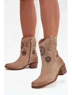 Boty na podpatku  model 222961 Step in style