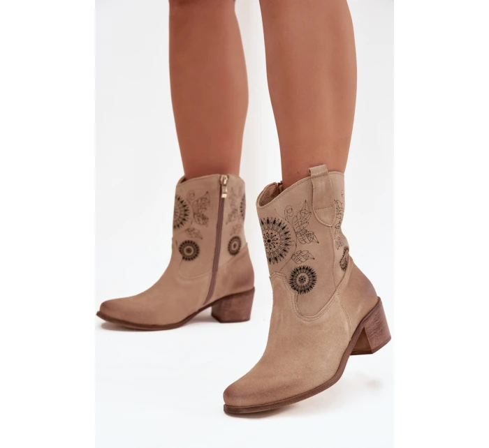 Boty na podpatku  model 222961 Step in style